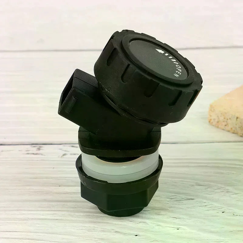 Black Faucet Knob Type Bubble Wine Bottle Spout Plastic Knob Faucet Is Suitable For Drinking Bucket Wine Bottle Pile Oasis Select