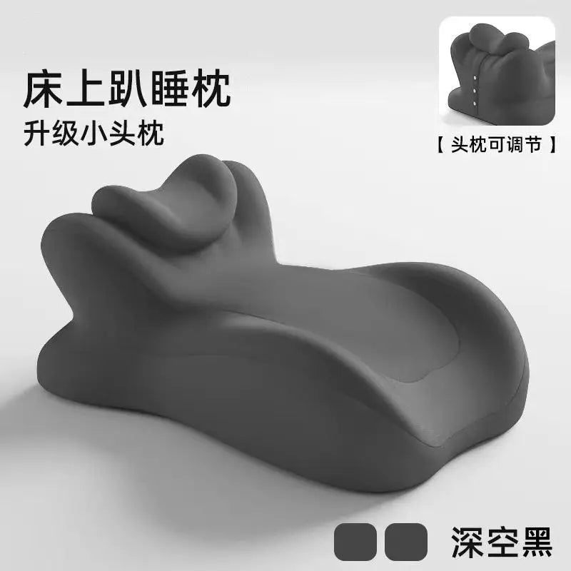 Ergonomics Bed Sleeping Pillow Backrest Cushion Adult Reading or Playing Phone Pillow Comfotable Waist Cushion Home Textile Oasis Select BLACK With Pillow