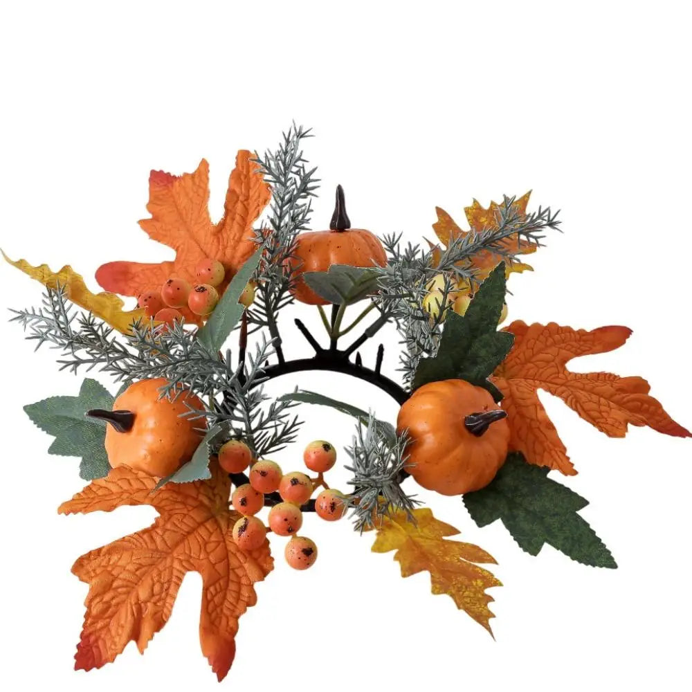 Halloween Dark-Style Candle Holder Wreath | Table Decor
