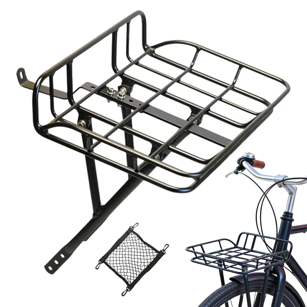 Bike Rack for Bike Lightweight Bracket Luggage Holder Large Front Bicycle Basket for Biking Cycling Touring Delivery Travel Oasis Select