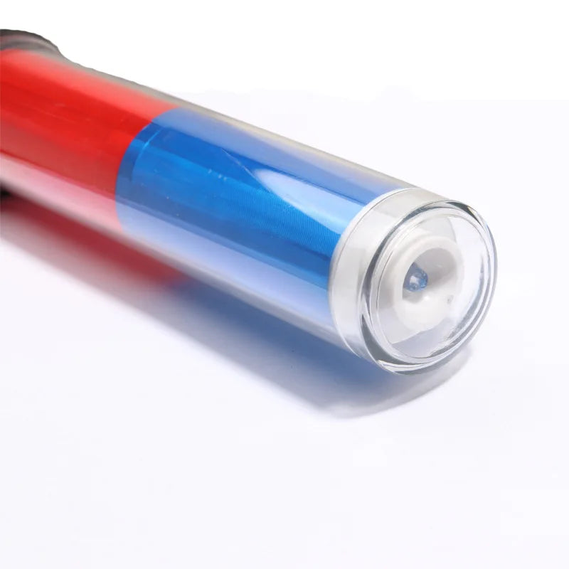 LED Traffic Wand Baton | 3-Mode Red Blue Flashing Command Light