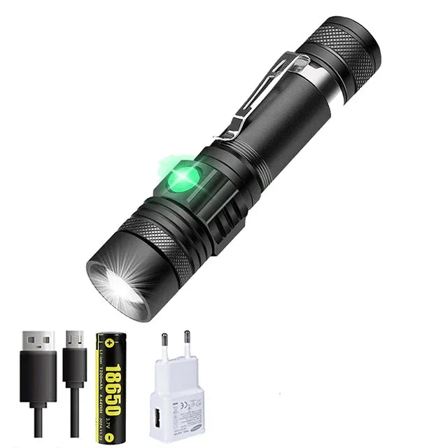 KDULIT T6 Rechargeable LED Tactical Flashlight | 350+ Lumens