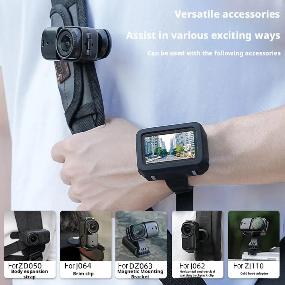 Wristband For DJI Osmo Nano Camera Mount Image Transmission Silicone Hand Strap Adjustable Wrist Band For DJI Nano Accessories Oasis Select