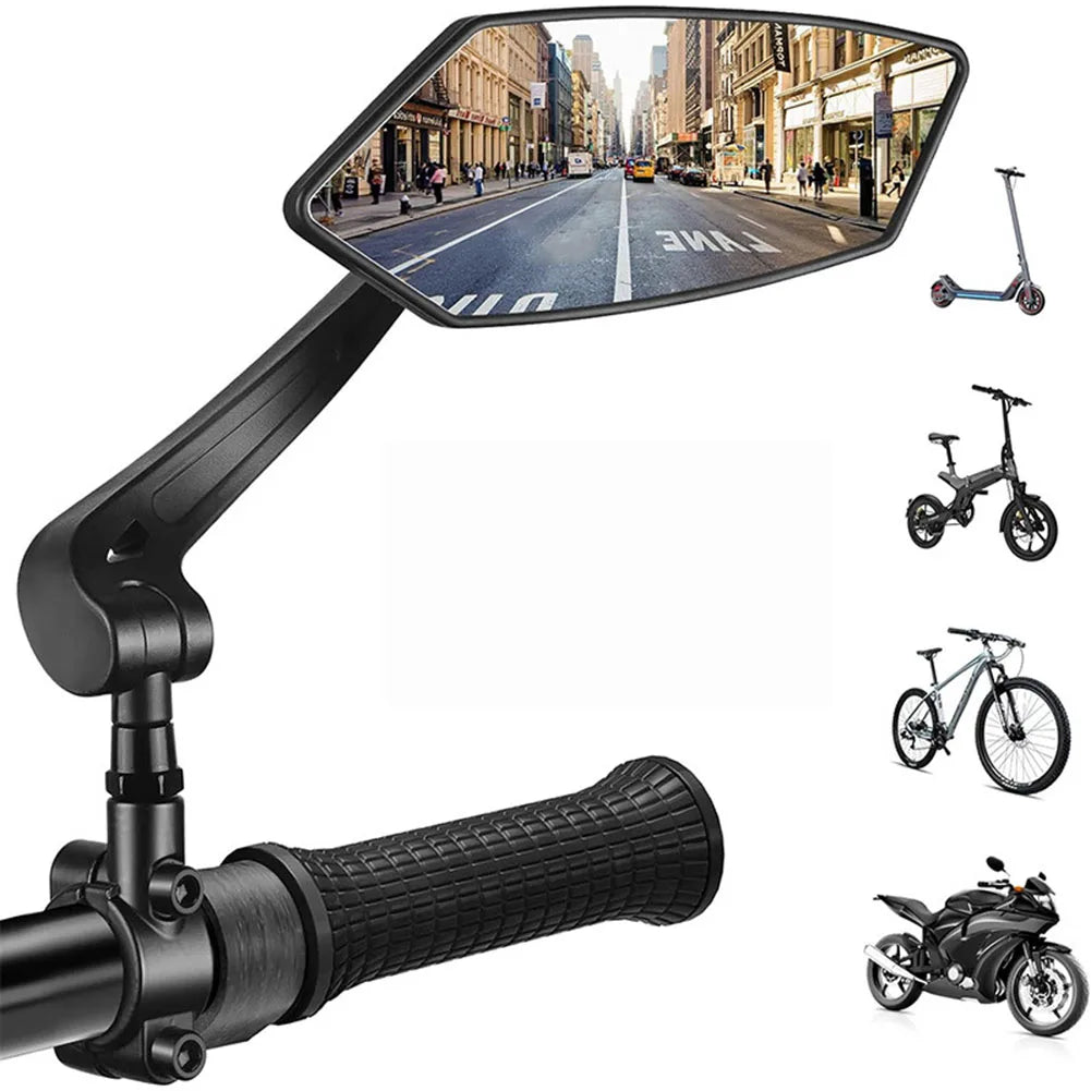 High Quality Long Lasting Brand New Rearview Mirror Bicycle Parts Repair Accessories Electric Bike Lightweight Spare Oasis Select Single right side