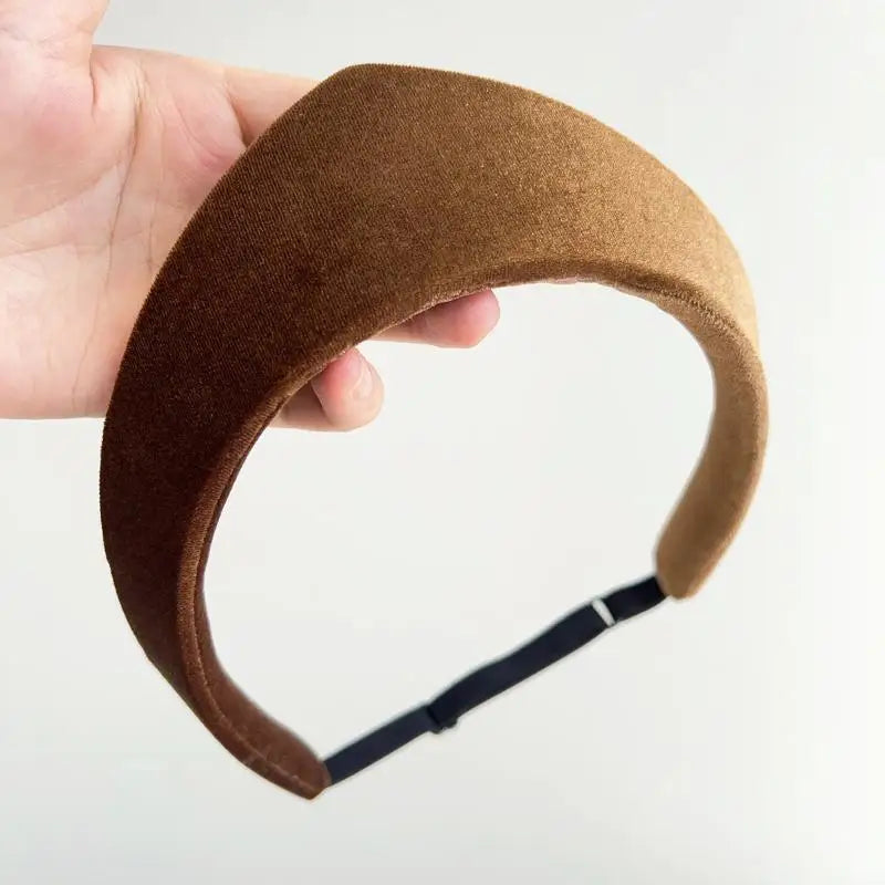 Crown Velvet Headband – Retro Hair Accessory for Women & Girls Velvet Hair Headband Oasis Select A5