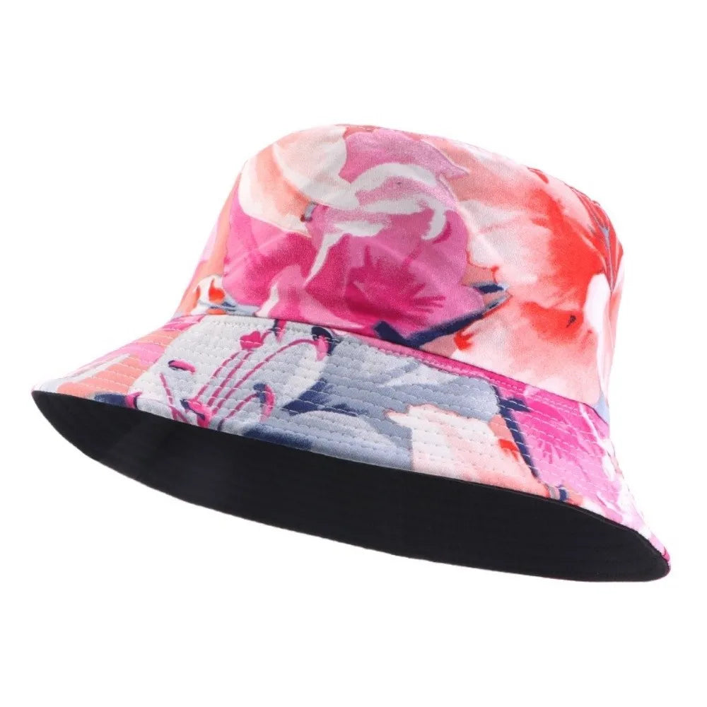 Unisex Design Reversible Brushed Printed Hat Bucket Style Printed Bucket Hat Beach Sun Protect Hat Outdoor Travel Oasis Select DoubleSide-7
