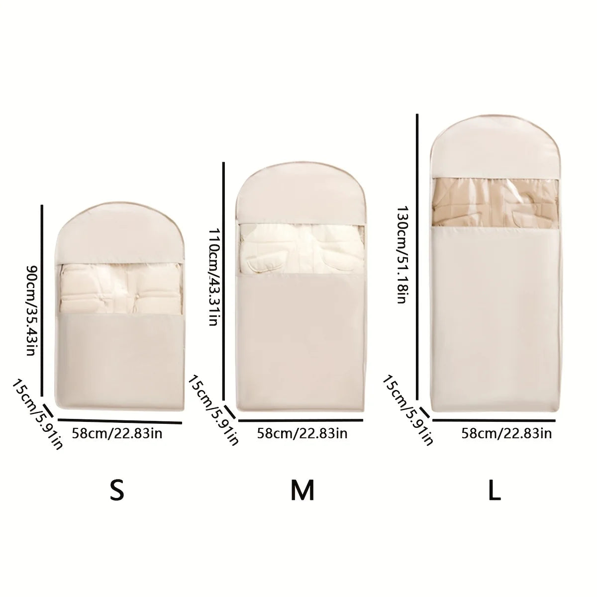 Oxford cloth storage bag - a high-end hanging clothing storage bag used for bedroom decoration Oasis Select