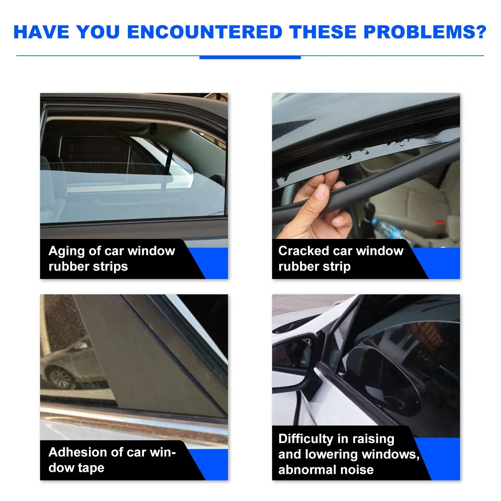 60ml Car Window Lubricant Rubber Door Rubber Strip Car Softening Maintenance Eliminates Noise Universal Car Products Repair Tool Oasis Select