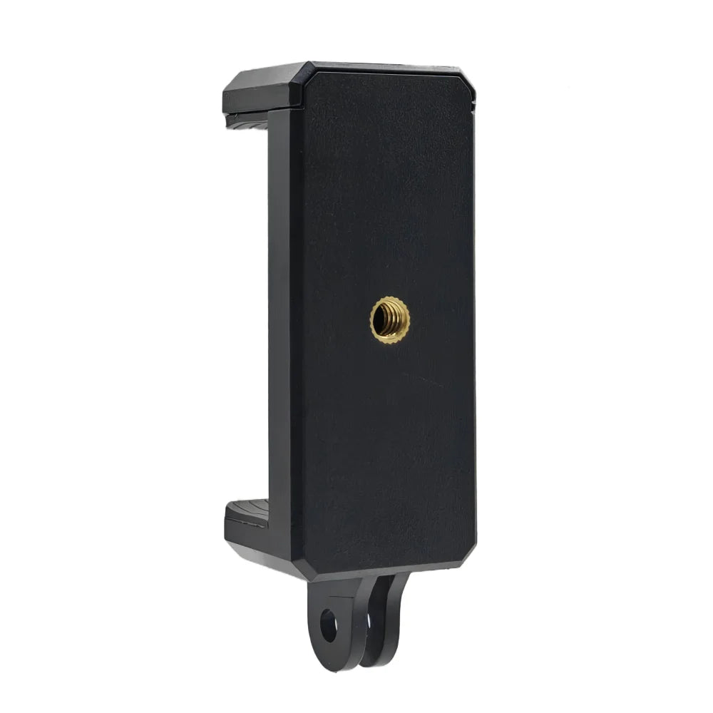 Phone Holder Cold Shoe Mount Clip – GoPro & 1/4" Tripod Adapter