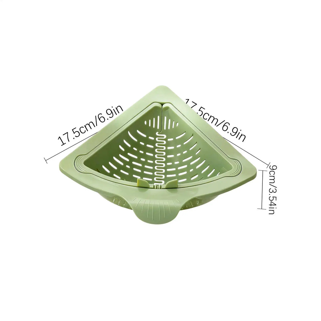 Sink Food Catcher Corner Basket Magnetic Kitchen Storage Rack Sink Drain Strainer Basket Kitchen Cleaning Drain Baskets Oasis Select