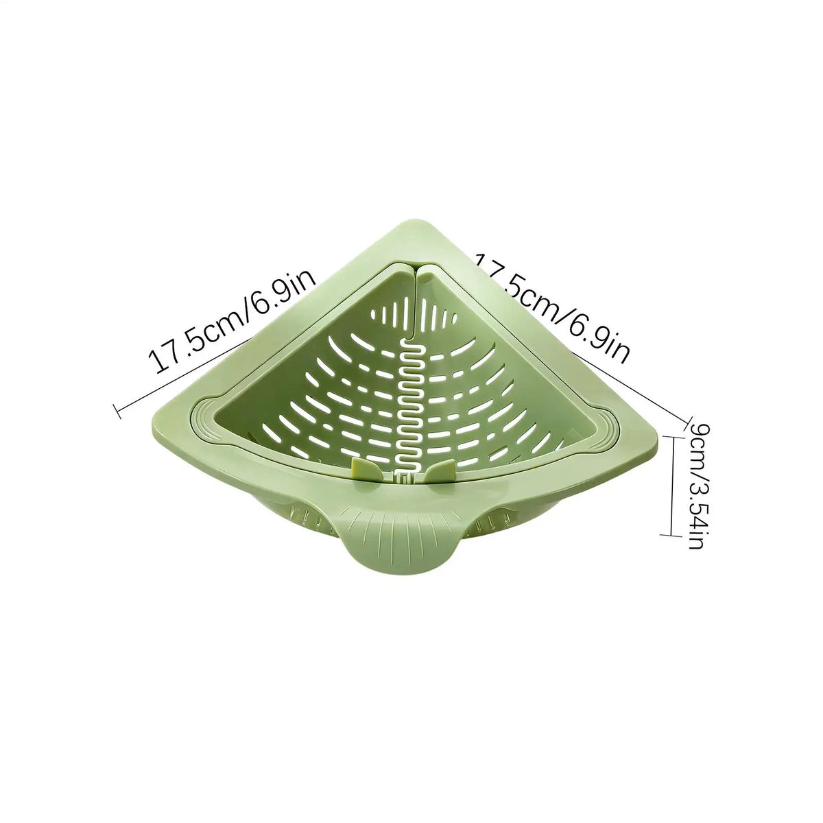 Sink Food Catcher Corner Basket Magnetic Kitchen Storage Rack Sink Drain Strainer Basket Kitchen Cleaning Drain Baskets Oasis Select