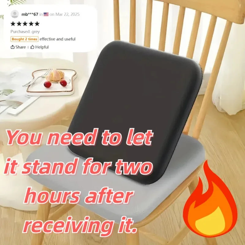 1pc Ergonomic Memory Foam Seat Cushion, Slow Rebound, Anti-Flatten Design,Ideal for Office Chairs, Office Chair Accessory Oasis Select