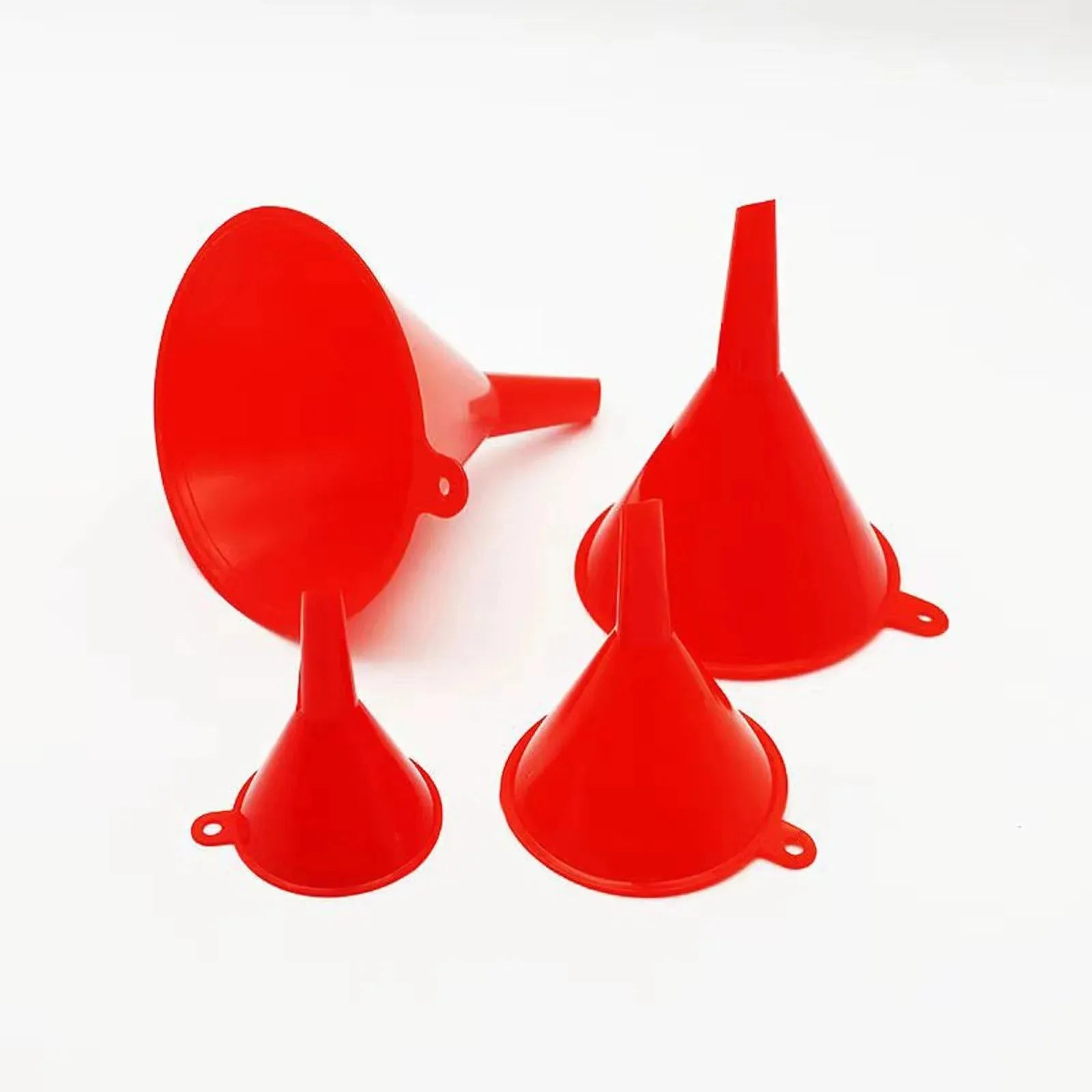 4-Piece Plastic Funnel Set – Kitchen, Auto & Home Use Plastic Funnel Set Oasis Select
