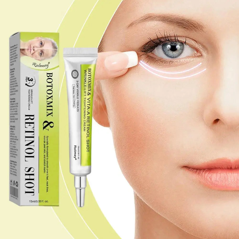 15g Retinal-Shot Tightening Booster Face Cream & Eye Cream Anti-Aging Firming Lifting, Fade Fine Lines, Night Moisturizer Oasis Select