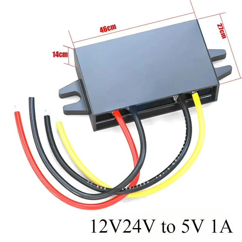 DC 12V 24V to 5V 12V to 5V 1A 3A 5A 8A 10A 5 Volts Voltage Reducer Step-down Module Power Converter Buck Voltage Converter Oasis Select 12V24V to 5V 1A 12V24 5V