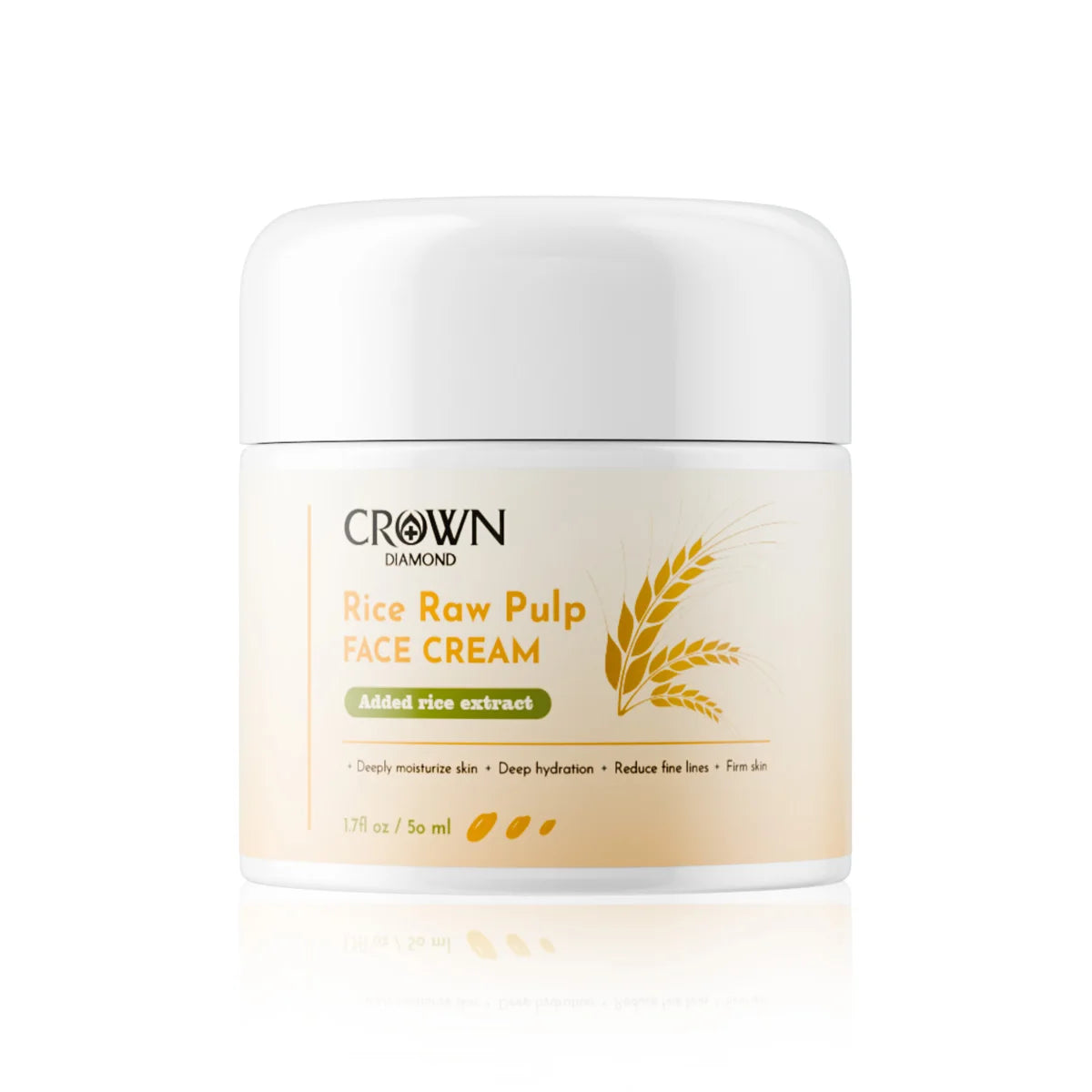 Rice Pulp Face Cream Soothing Brightening Hydrating Fast-absorbing Oasis Select Face Cream 50ml