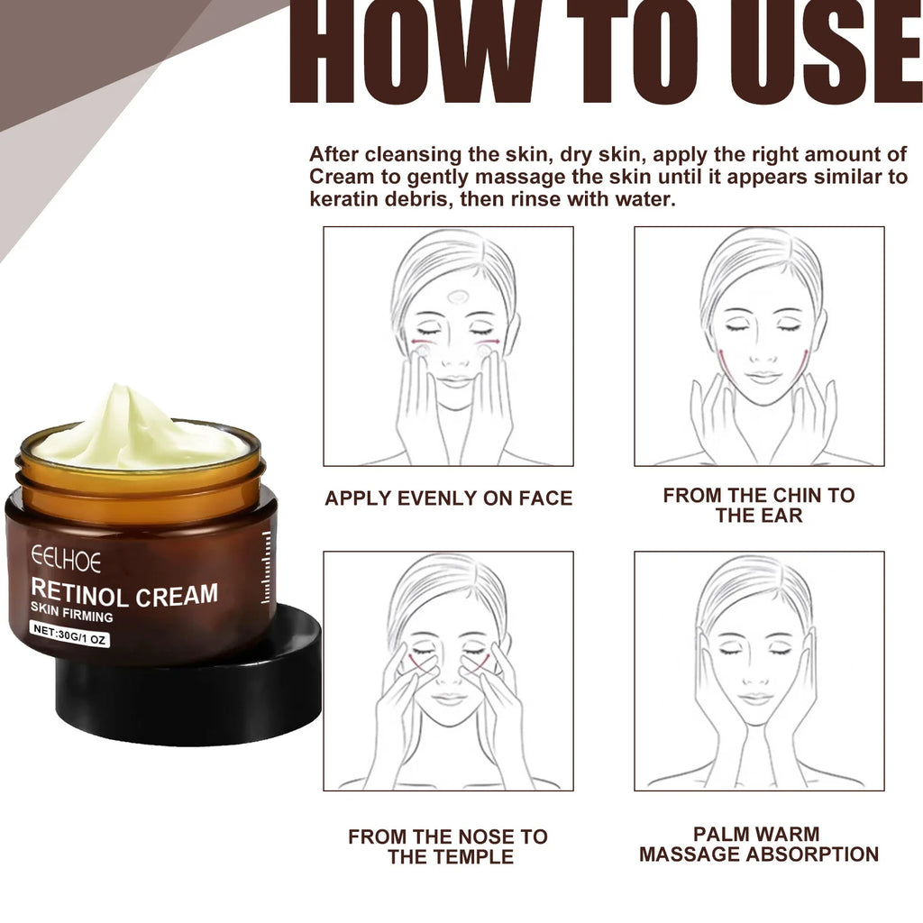 EELHOE Retinol & Hyaluronic Acid Face Cream – Firm & Brighten Retinol Face Cream Oasis Select