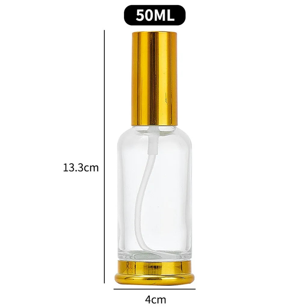 Amber Glass Refillable Atomizer Bottle – Perfume & Essential Oil