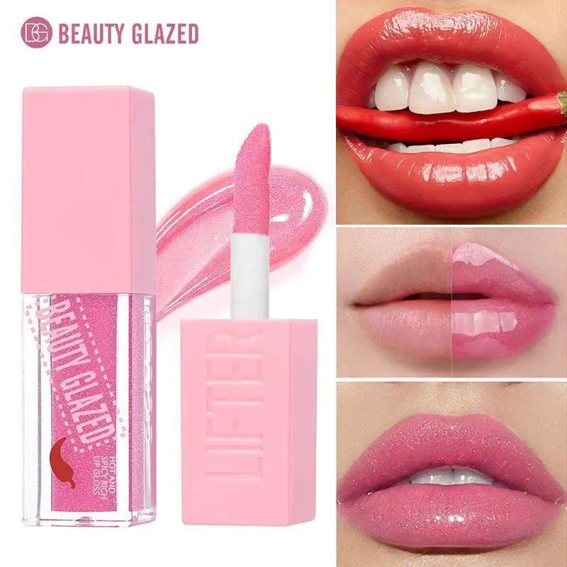 Jaysuing Shimmer Lip Oil Gloss – Fruity Moisturizing Tinted Jelly Lip Oil Gloss Oasis Select