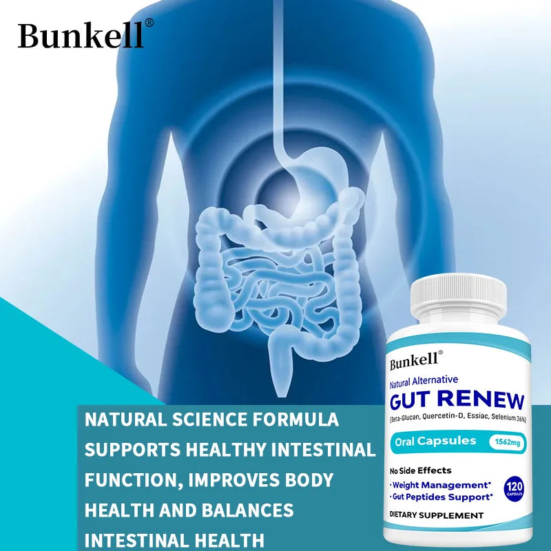 Bunkell Gut Health Supplement – Probiotic, Liver Detox & Immune Support Probiotic Supplement Oasis Select