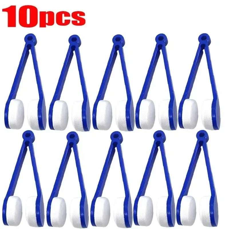 1- Glasses Cleaning Wiper Portable Multi Functional Mini Brush