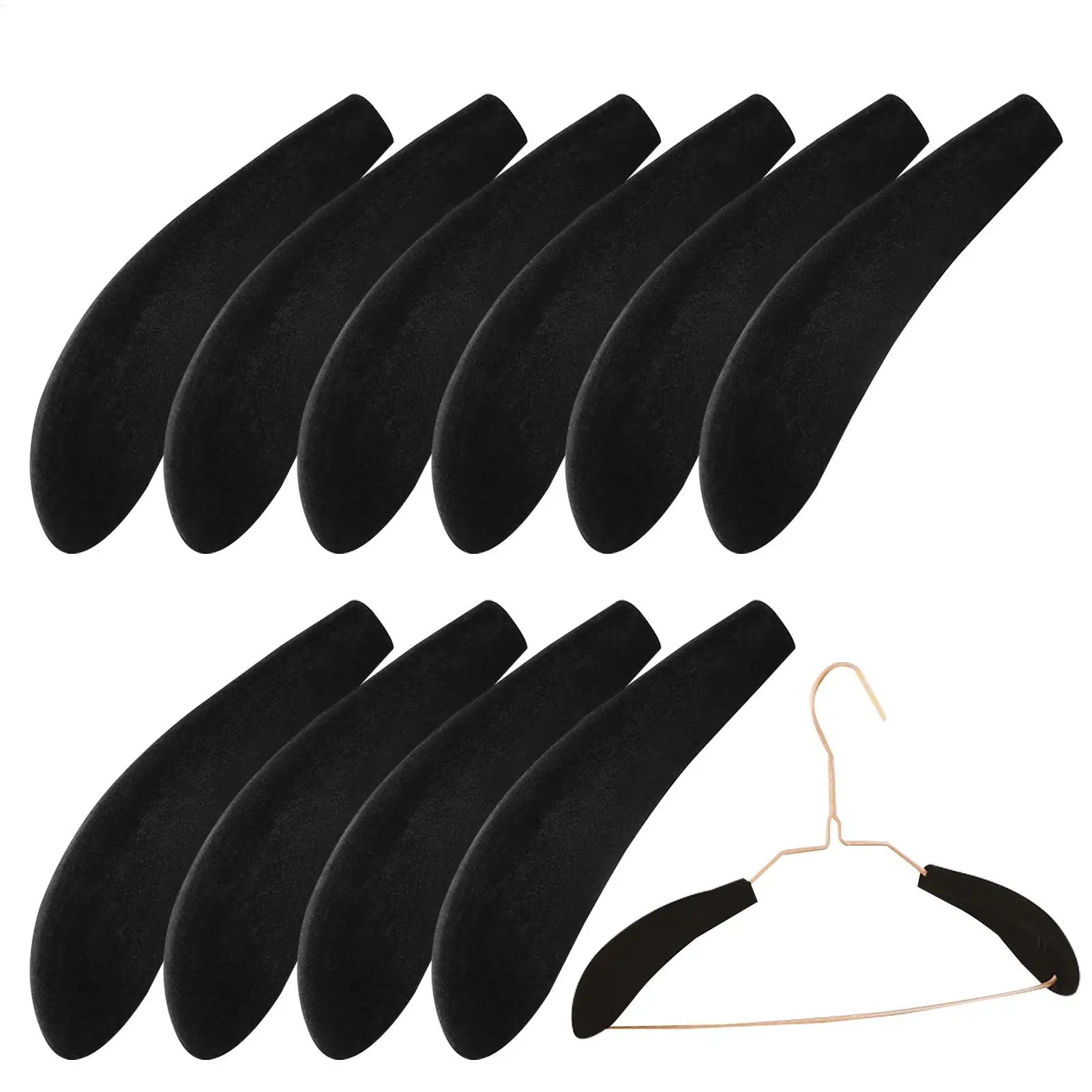 Hanger Shoulder Forms 10pcs Clothes Hanger Protectors Guards Suit Hangers No Bump Standard Hangers Pads For Sweater Clothing Oasis Select