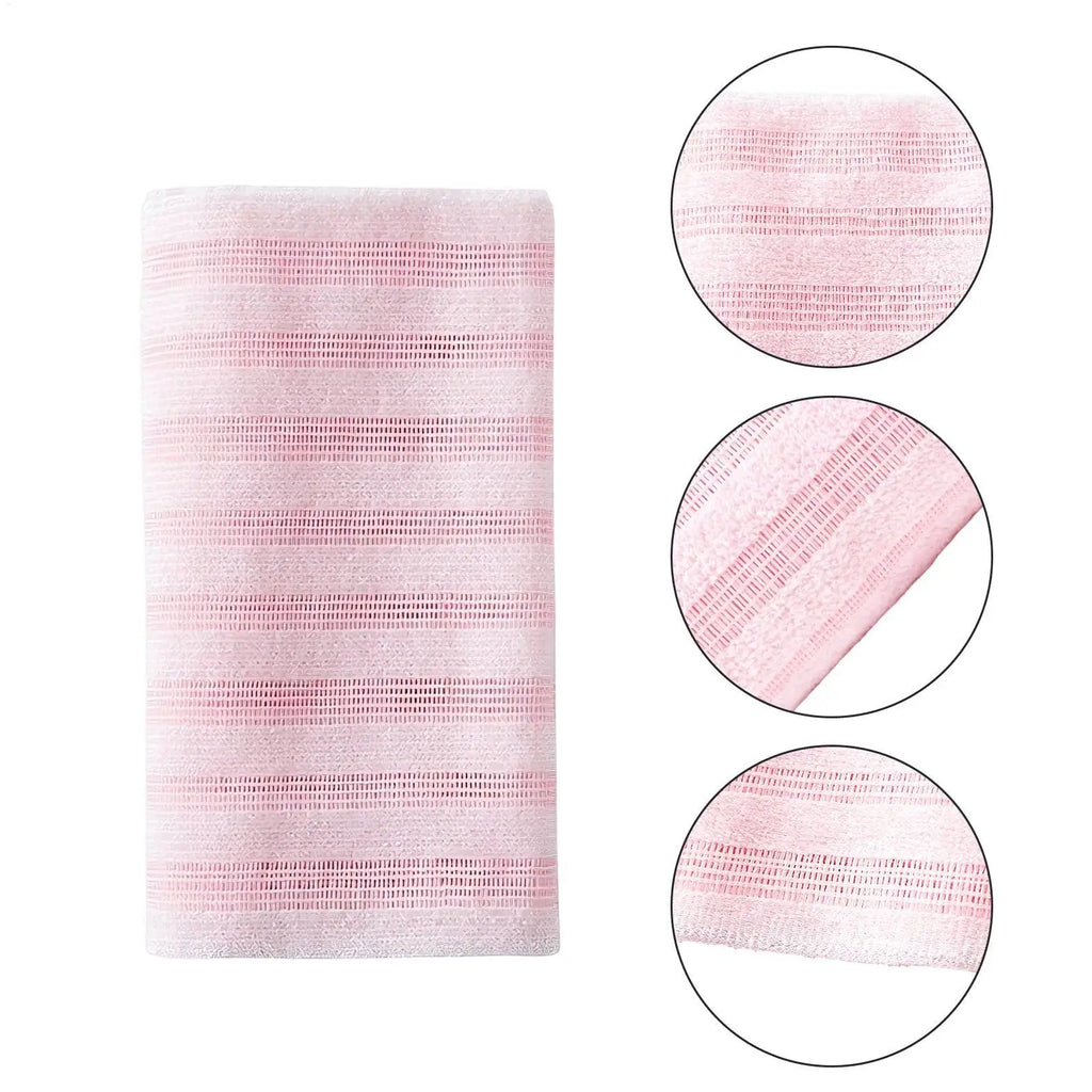 Exfoliating Bath Brush cloth 1PC Shower Scrubber for Back & Body Multi-Function Soft Shower Sponge Bathroom Accessories Oasis Select