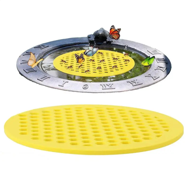 Floating Bee Waterer Floating Station Island Waterer Bee Waterer & Butterfly Water Stations for Outside Outdoor Garden Bee Bath Oasis Select