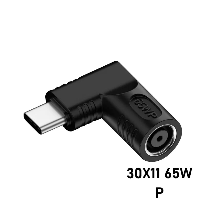 65W PD Converter DC to USB C Type c Power Adapter Converter 3.5X1.35mm 4.8X1.7mm 5.5X2.5 mm Laptop Charger to Type C Connector Oasis Select P