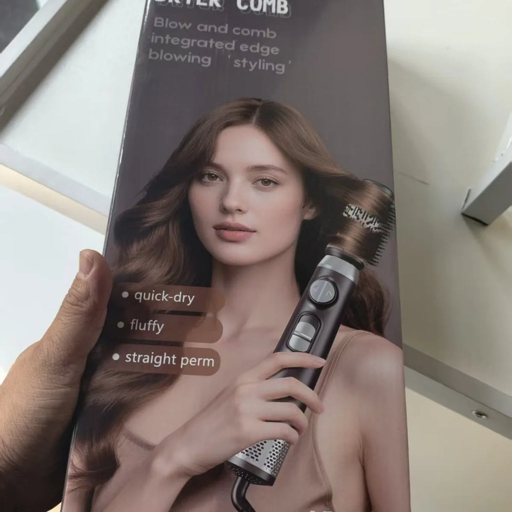 Multifunctional styling hot air comb and curling wand 3-in-1 hair changing comb forcurling and straightening 3-in-1quick styling Oasis Select