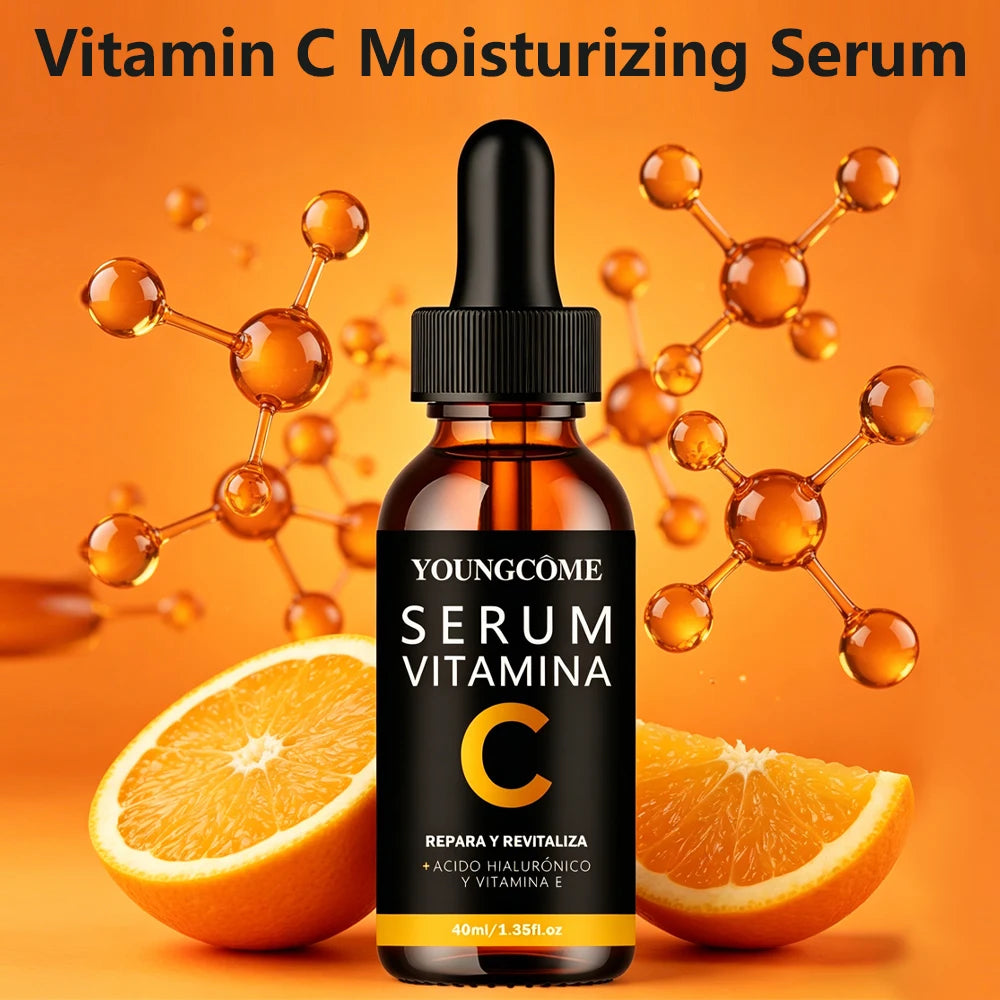 YOUNGCOME Vitamin A Serum + Hyaluronic Acid & Vitamin E, Facial Brighten skin& Boost radiance Essence, Daily Skincare Treatment Oasis Select