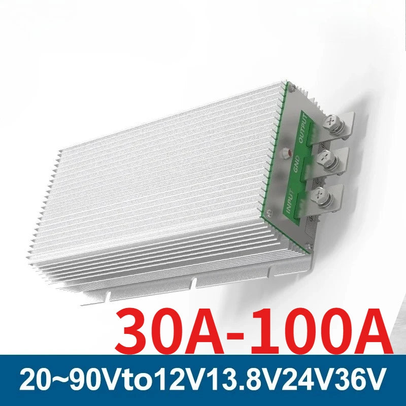 voltage reduction module 20V-90V to 12V13.8V24V28V36V automotive power converter 24V36V48V60V72V80V90V to 24V high-power Oasis Select