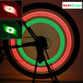 LED Bike Wheel Light 3 Mode Bike Wheel Spoke Light Waterproof Bike Safety Warning Tire Light Easy To Install Bicycle Accessories Oasis Select Red-Green