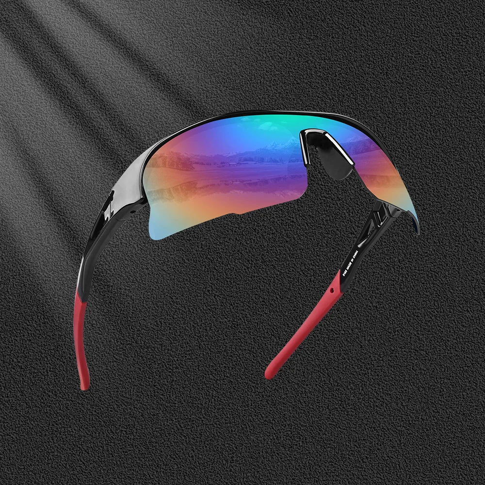 Cycling Glasses UV Protection Sports Sunglasses Lightweight Frame Surround Windproof Glasses for Cycling Running Hiking Oasis Select N-YJ-918502