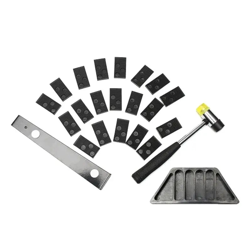 LIKE WISH Wood Laminate Flooring Installation Tool Floor Fitting Kit With 20Pcs Spacers Flooring Tool Set Oasis Select