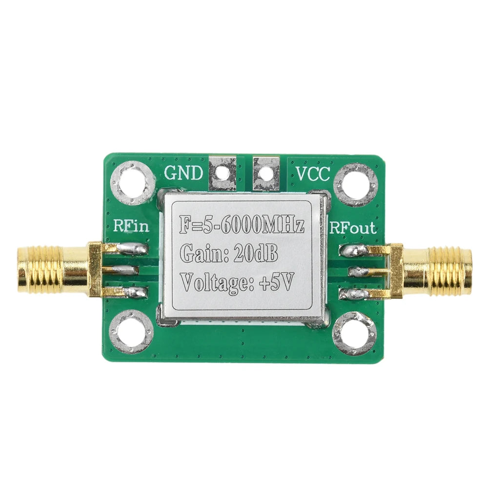 5-6000MHz (20dB) RF Module DC5V Ultra-Wideband Medium Power Amplifier Module With Shielded Enclosure Oasis Select Low Version