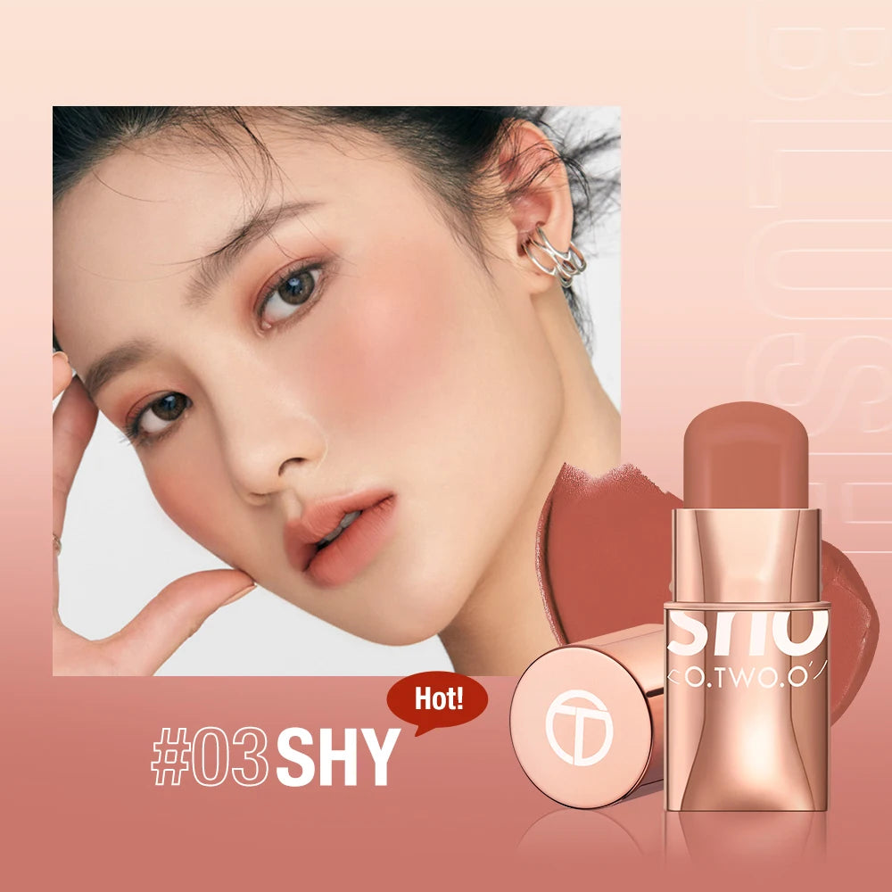 O.TWO.O 3-in-1 Cream Makeup Stick – Lips, Cheeks & Eyes