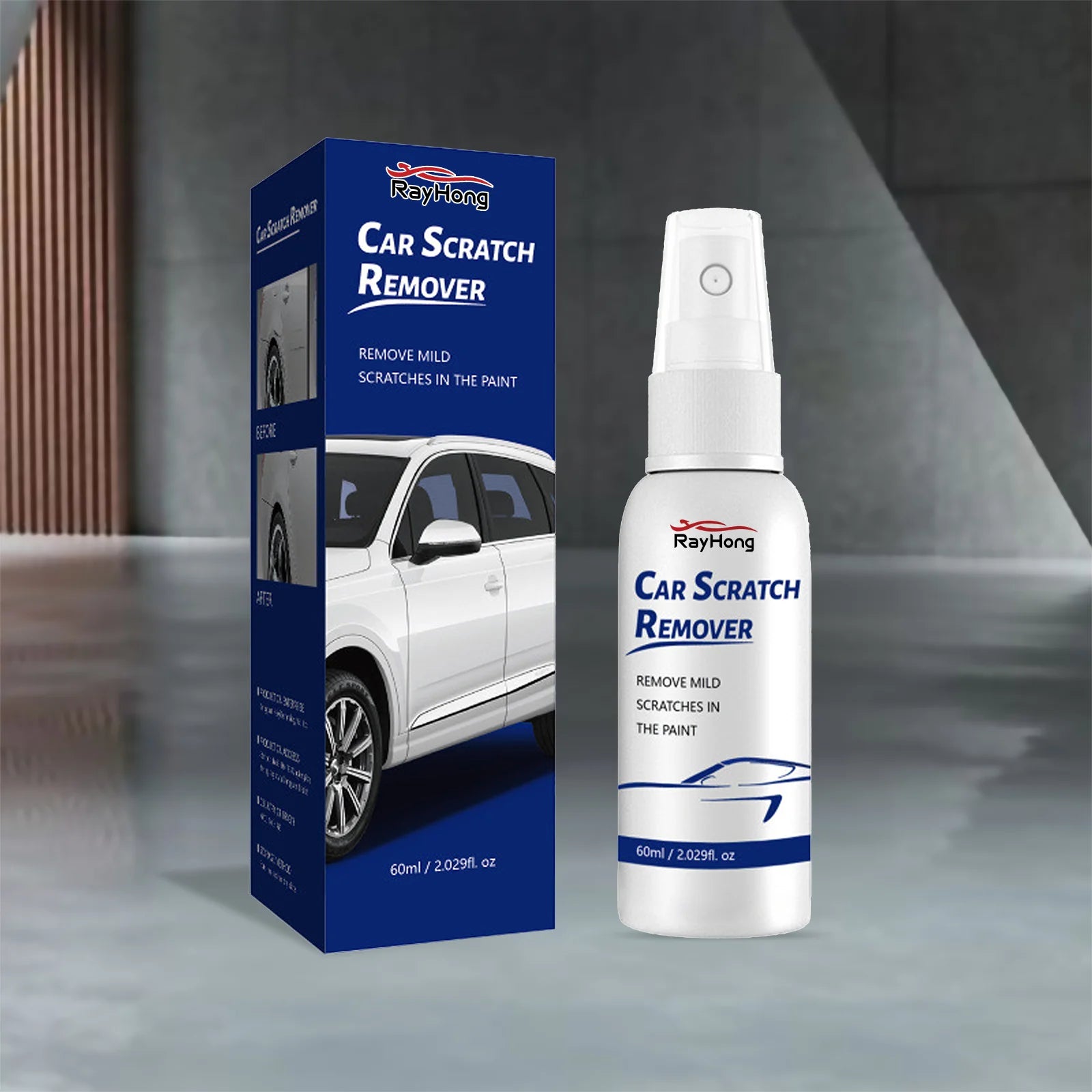 Car Paint Scratch Repair Spray - 60ml High Protection Polish & Scratch Remover for Automotive Vehicles, Trucks, Motorcycles Oasis Select 1pcs