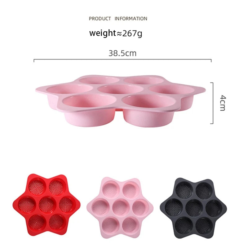 1 PCS Silicone Hamburger Bun Mold Easy To Release Household Silicone Food Baking Tool A Oasis Select