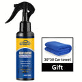 Car Coating Agent, Shiny Car Stuff, Car Maintenance Products, Polishing And Waxing Set, with Two Sponge Brushes And A Towel, Car Oasis Select 5.07oz towel