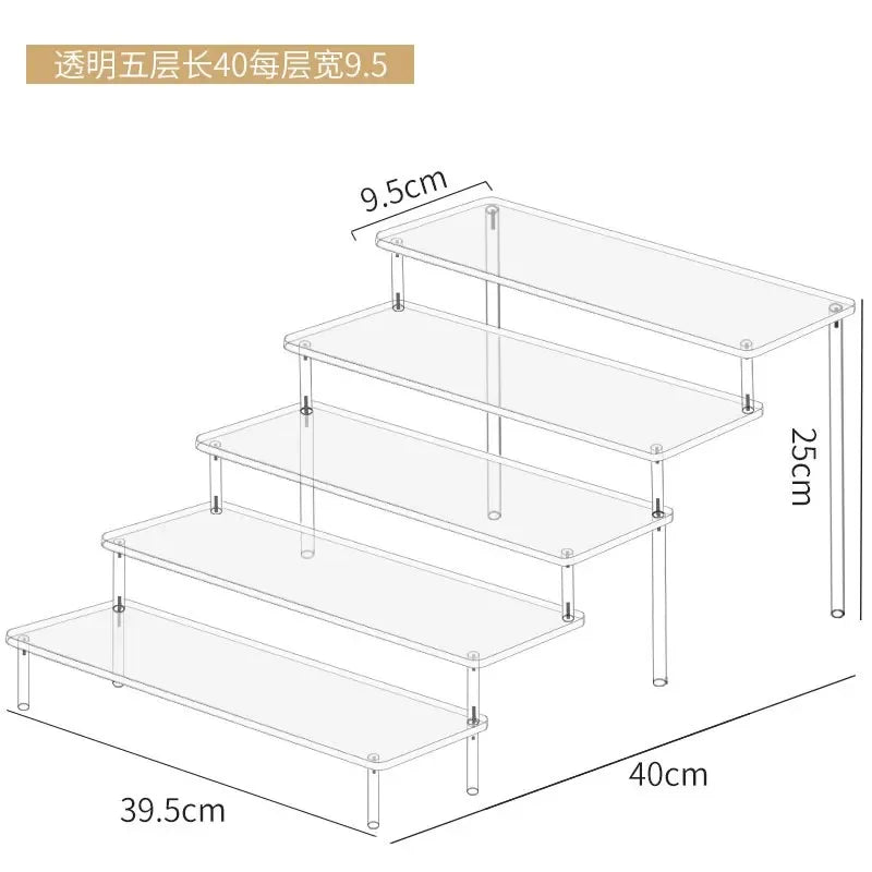 Clear Acrylic Display Stand | Perfume, Cupcake & Figurine Riser