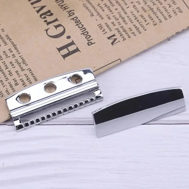 Yaqi Mens Single Edge Chrome Color Safety Razor Head High Quality Travel Replacement Head Accessory New Oasis Select