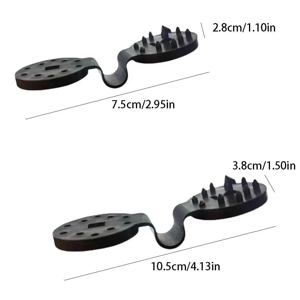 100pcs Plastic Sunshade Net Fixing Clip Special Reusable Hook Clip Black Removable Sunshade Network Card Clip Outdoor Oasis Select