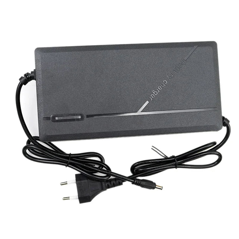 36V 42V / 48V 54.6V 2A 5A Digital Display Lithium Battery Charger Newly Upgraded Power Supply Adapters DC5525 With Fan EU Plug Oasis Select No LED