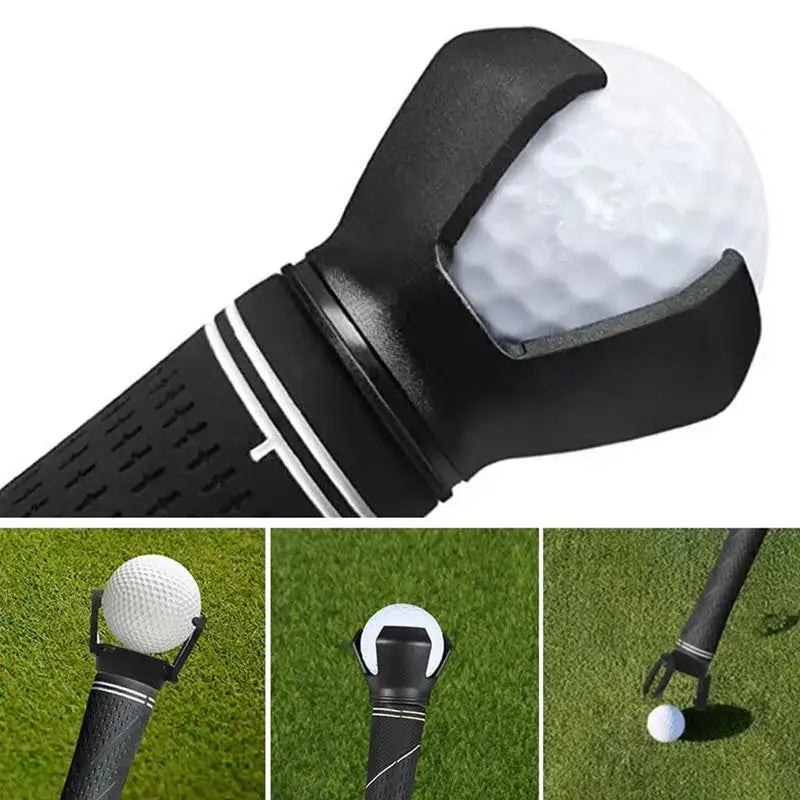 Golf Ball Pick Up Tool Screw-On Putter Claw Grabber Retriever Durable Back Knee Saver Portable Golfer Training Aid Oasis Select