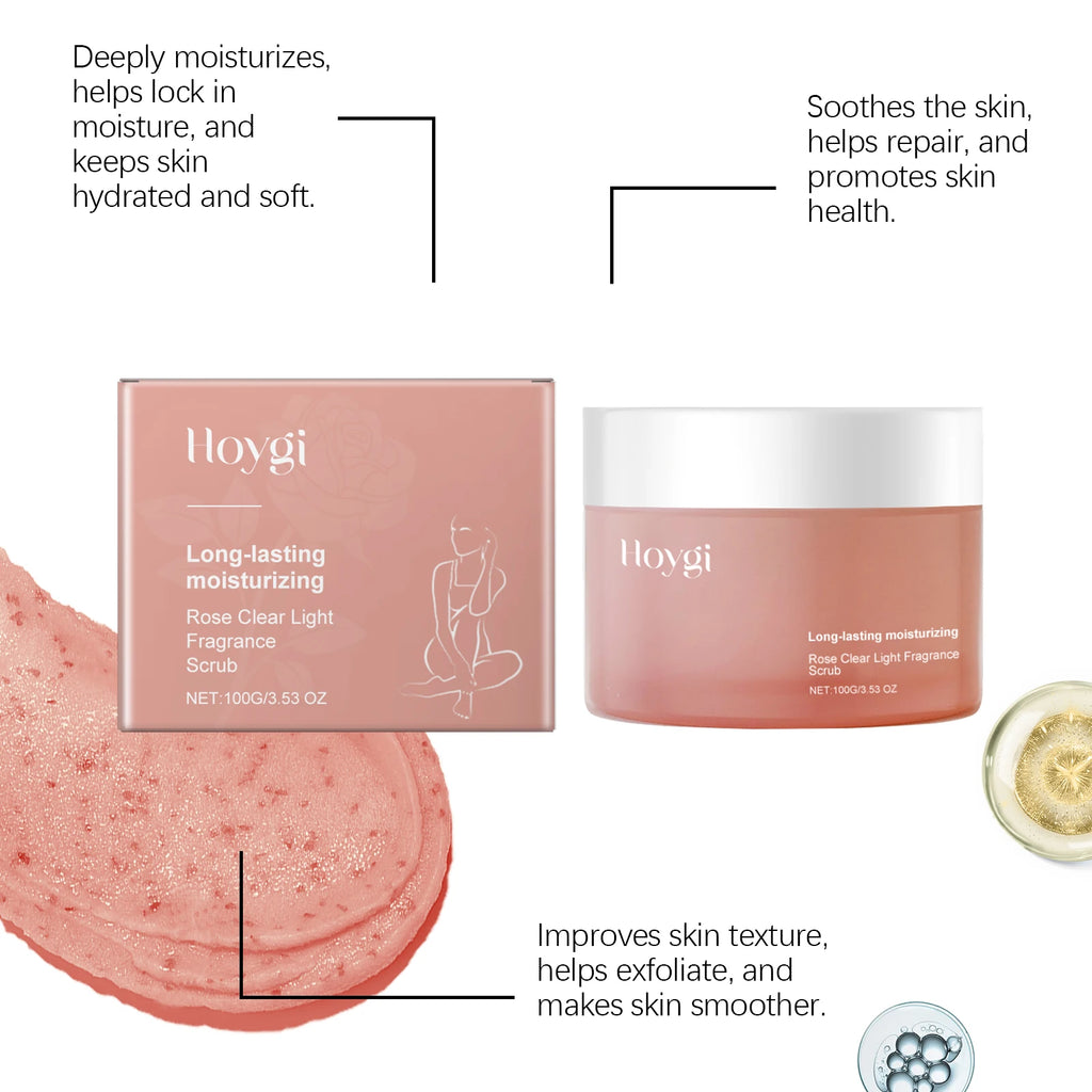 Hoygi Natural Rose Exfoliating Body Scrub – Smooth Skin