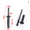 10Pcs Black Plastic Rivet Clip Retainer Fastener Blind Rivets Head Break Mandrel Blind Nail Rivets For Auto Accessories Oasis Select S