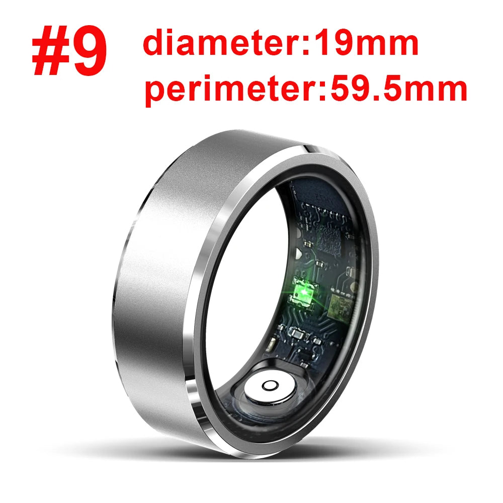 Smart Ring Bracelet Finger Digital Ring Heart Rate Monitoring Waterproof Sleep Remote Control Sports Rings Women Men Oasis Select SV 9