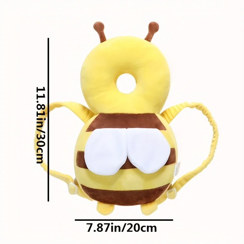 1PC Little Bee Baby Anti-Fall Pillow, Breathable Head Protection for Toddlers, Baby Head Protector, Nursing Pillow for Kids Oasis Select