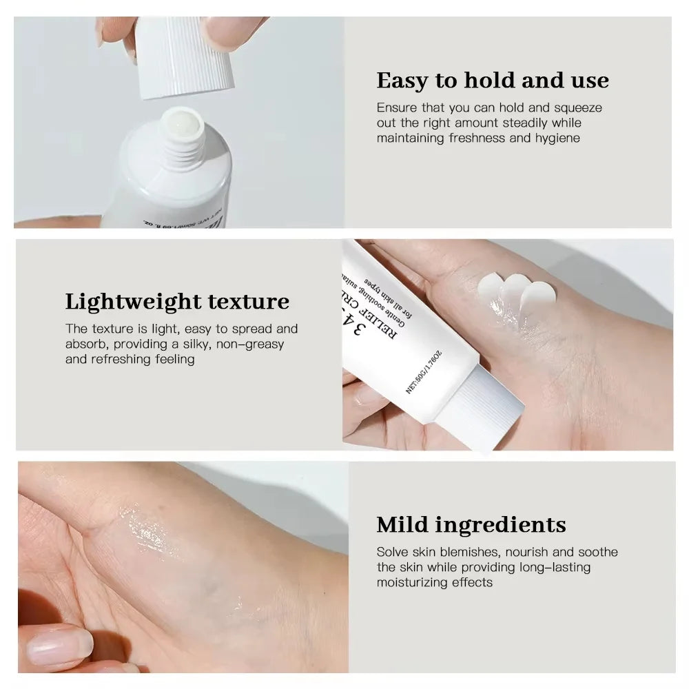 345 Relief Cream – Brightening & Blemish Moisturizer 50ml Face Moisturizer Cream Oasis Select